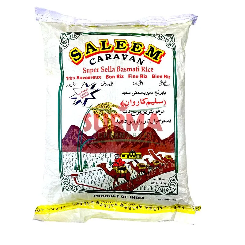 Saleem Caravan Super Sella Basmati Rice 10lb