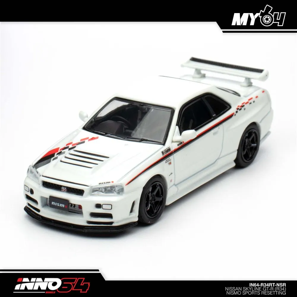 INNO64 | NISSAN SKYLINE GT-R R34 | WHITE