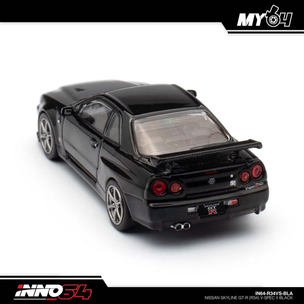 INNO64 | NISSAN SKYLINE GT-R R34 | V-SPEC II BLACK