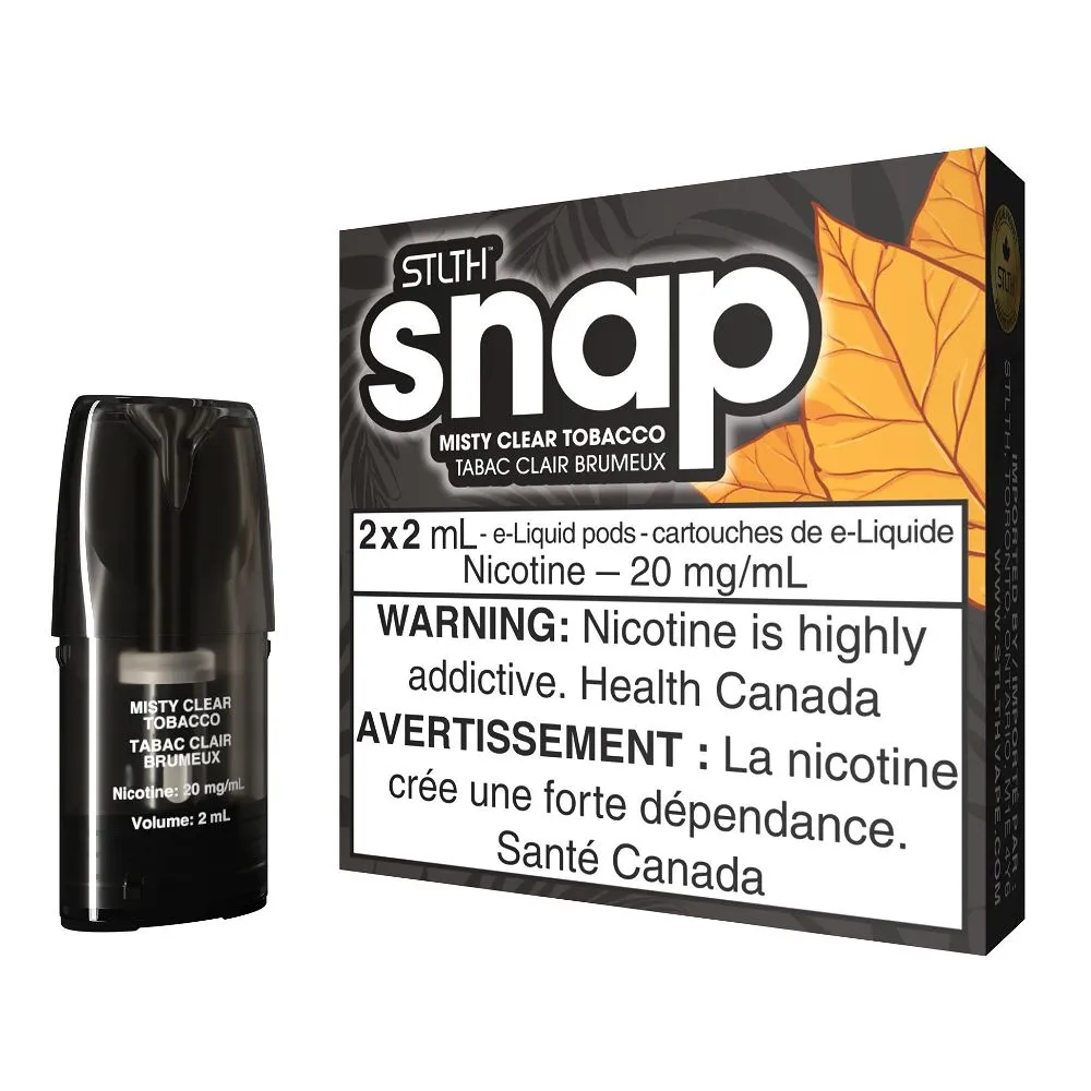 STLTH SNAP  PODS  MISTY CLEAR TOBACCO