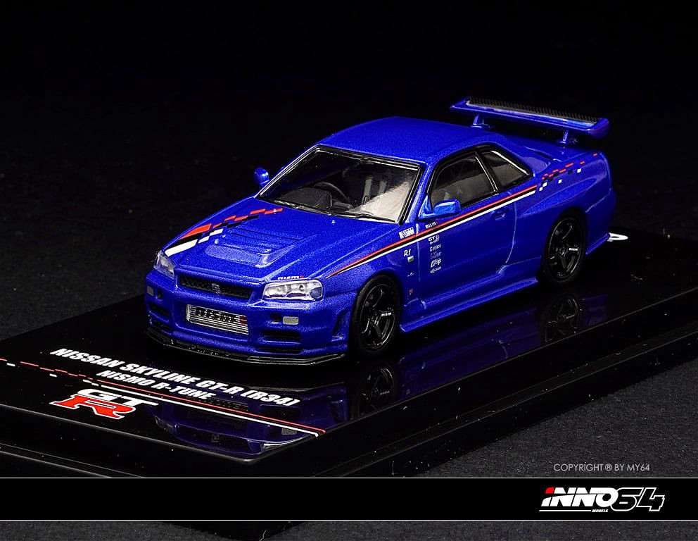 INNO64 | NISSAN SKYLINE GT-R R34 R-TUNE | BLUE