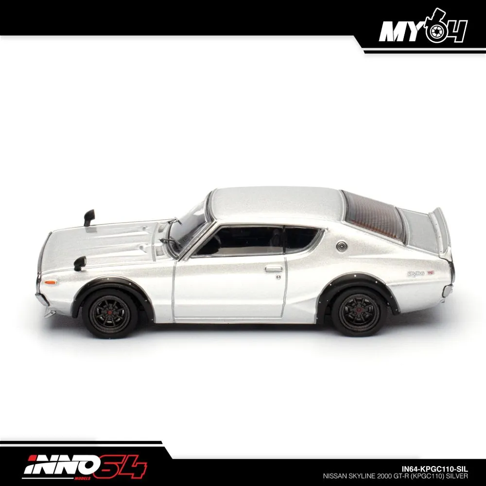 INNO64 | NISSAN SKYLINE 2000 GT-R KPGC110 | SILVER