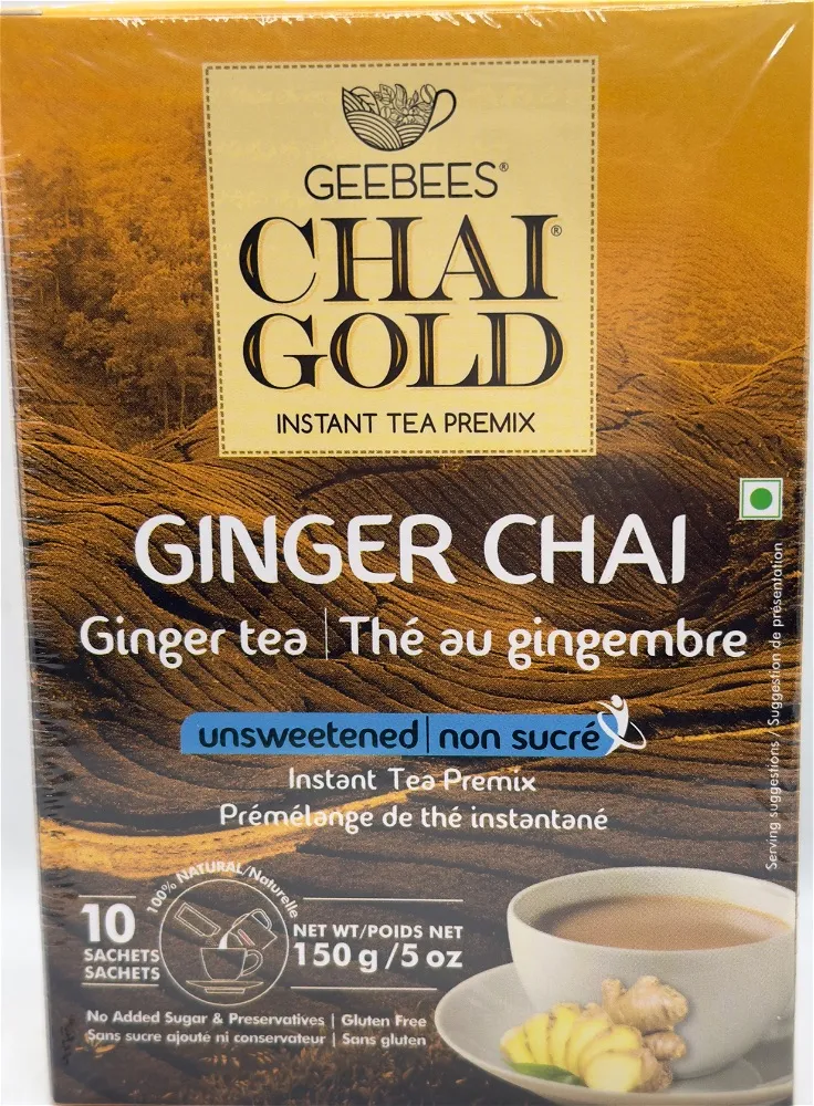 GEEBEE GINGER CHAI UNSWTND 150GM