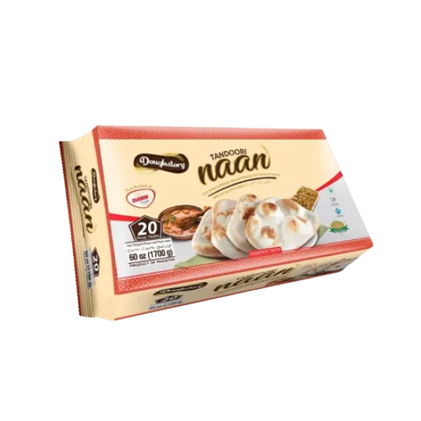 Doughstory Tandoori Naan 20pieces 1.7kg